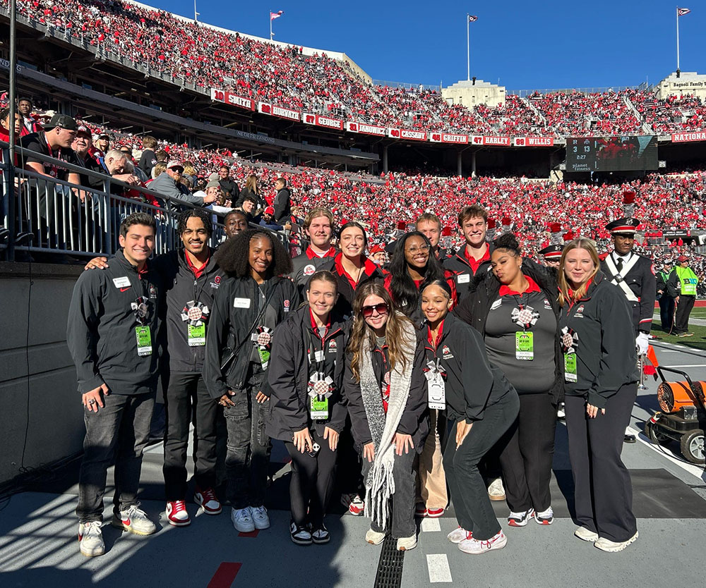 Hosts attending Buckeye football game